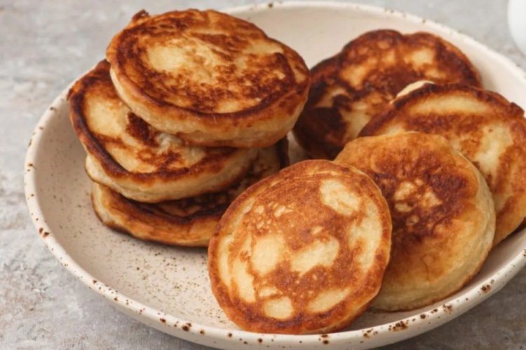 Оладьи на сметане и манке