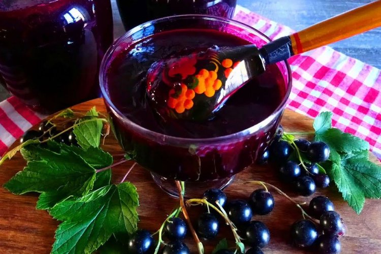 Джем из черной смородины с крахмалом