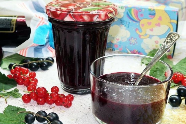 Джем из черной и красной смородины