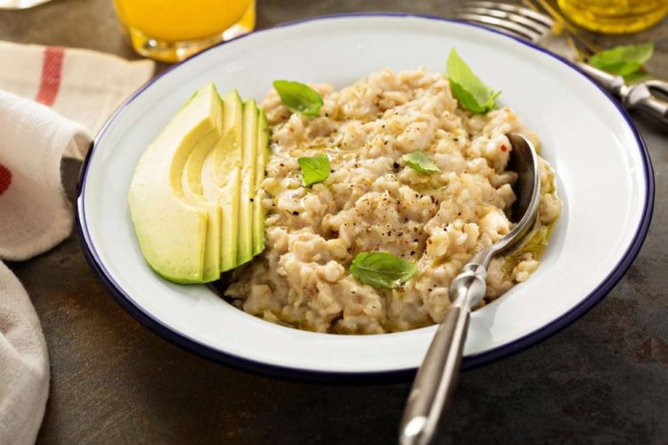 Овсянка с авокадо