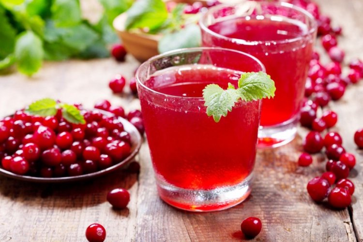 Клюквенный морс с варкой