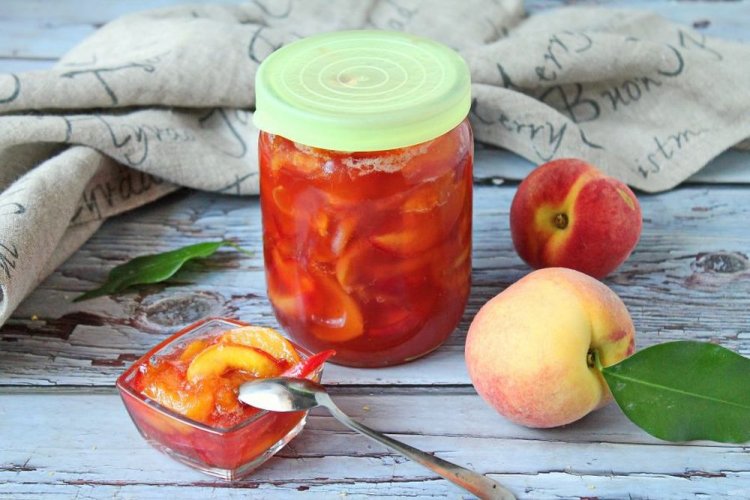 Варенье из персиков с медом