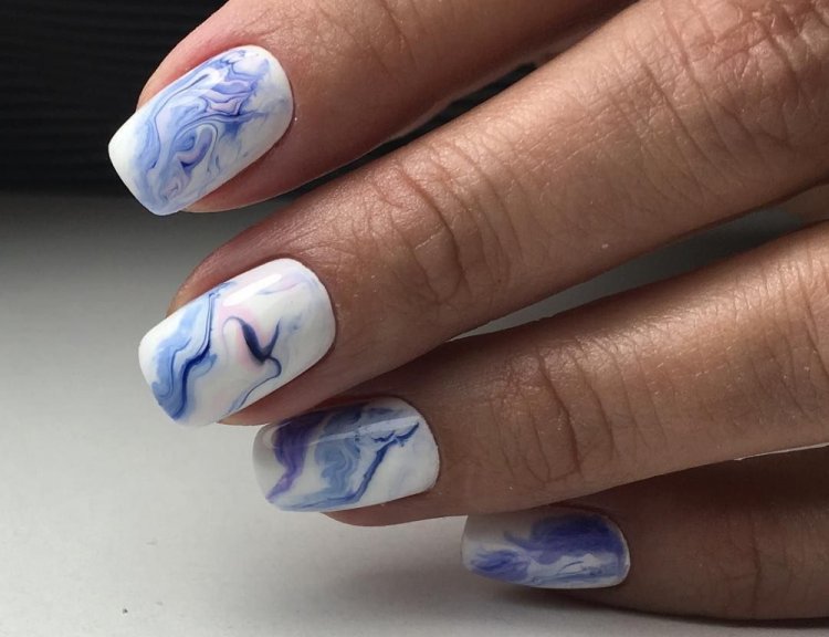 Акварельный маникюр