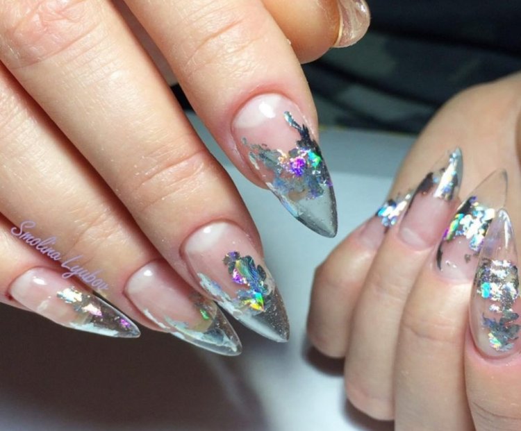 Аквариумный дизайн ногтей