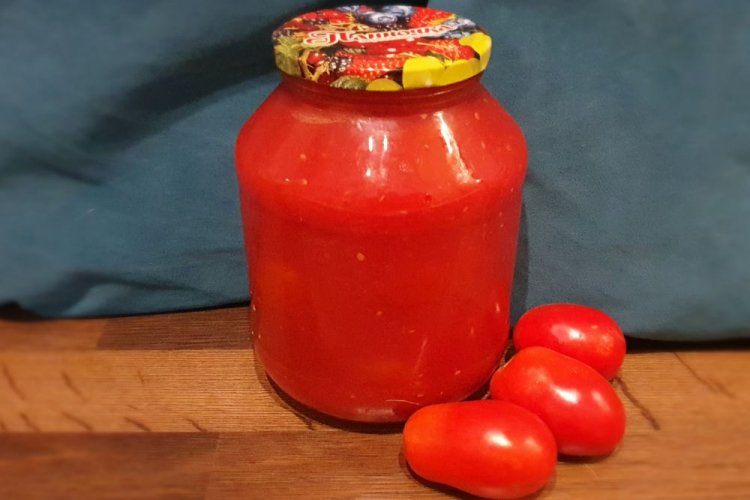 Томатный сок с солью и уксусом на зиму