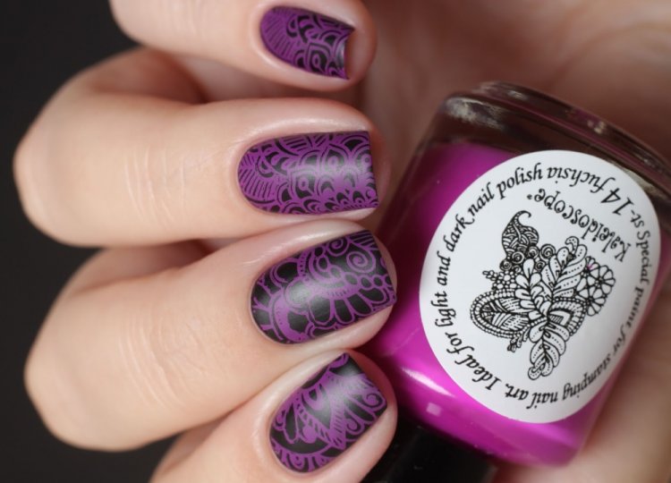 Стемпинг и матовый топ