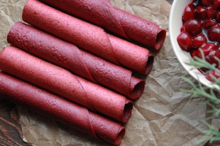 Пастила из замороженной вишни