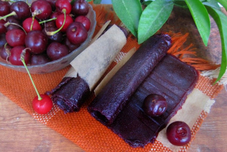 Пастила из вишни без сахара