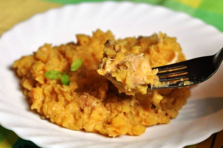 Гороховое пюре с мясом