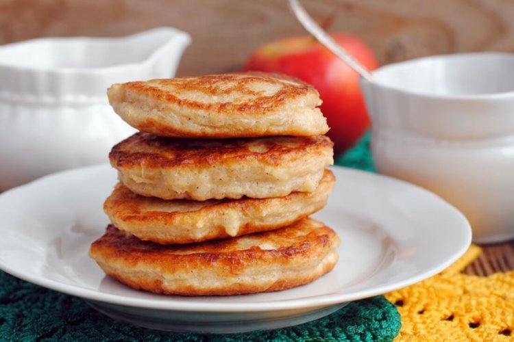 Оладьи на дрожжах с овсяными хлопьями