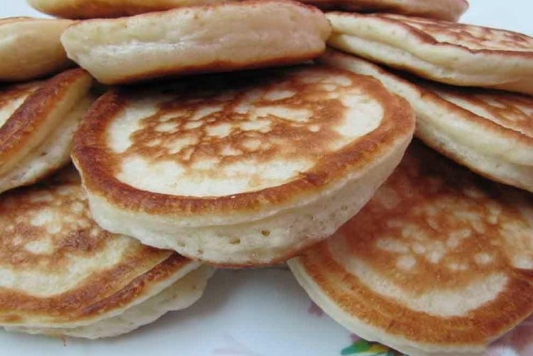 Постные оладьи на дрожжах