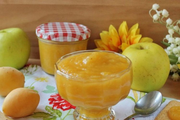 Яблочно-абрикосовый джем