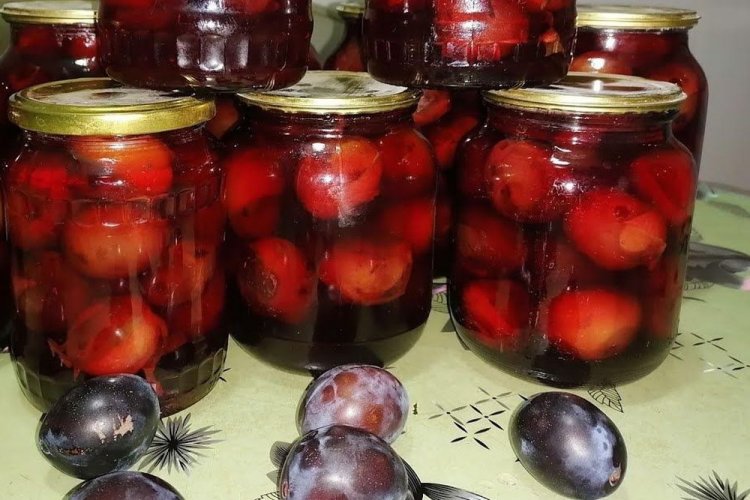 Компот из сливы без лимонной кислоты