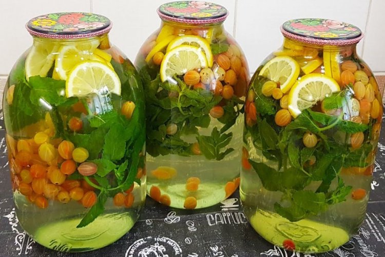 Компот «Мохито» на зиму