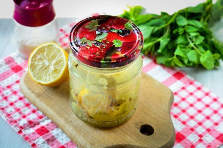 Компот «Мохито» из крыжовника с апельсинами