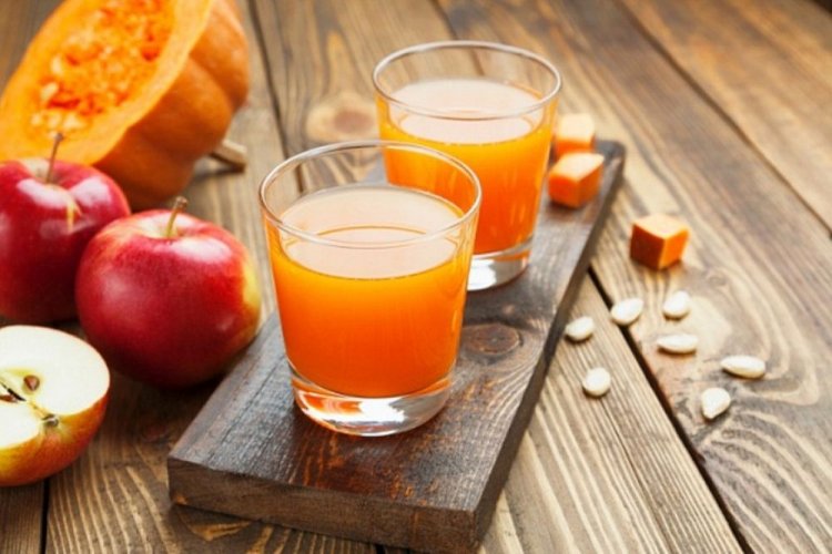 Компот из яблок и тыквы