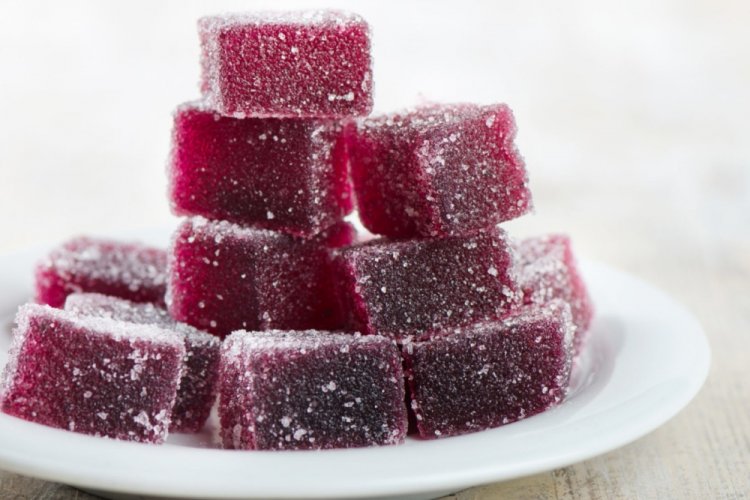 Пастила из красной смородины с яблоками и агар-агаром