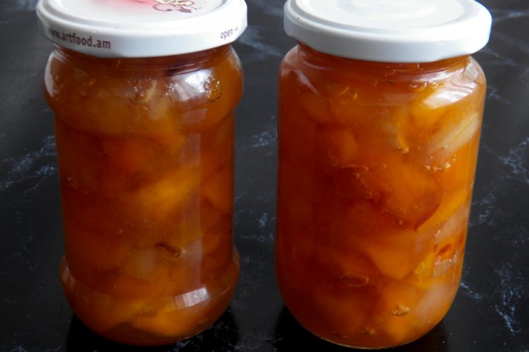 Джем из персиков с дыней