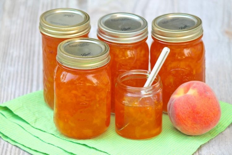 Джем из персиков с желфиксом