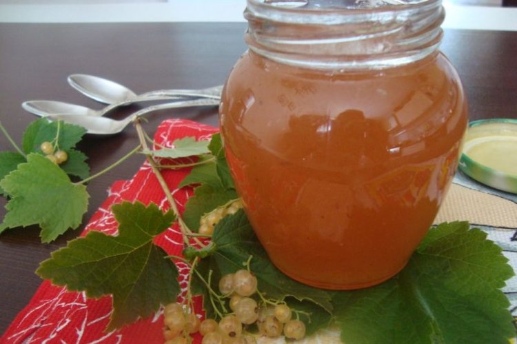 Желе из белой смородины без желатина