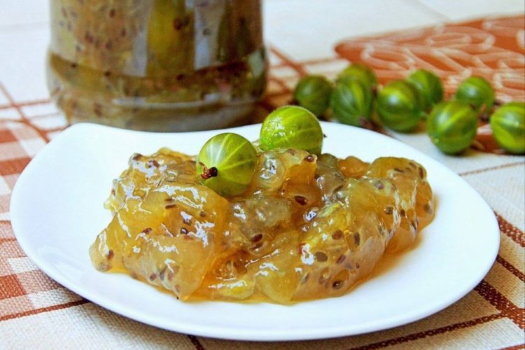 Джем из крыжовника через мясорубку