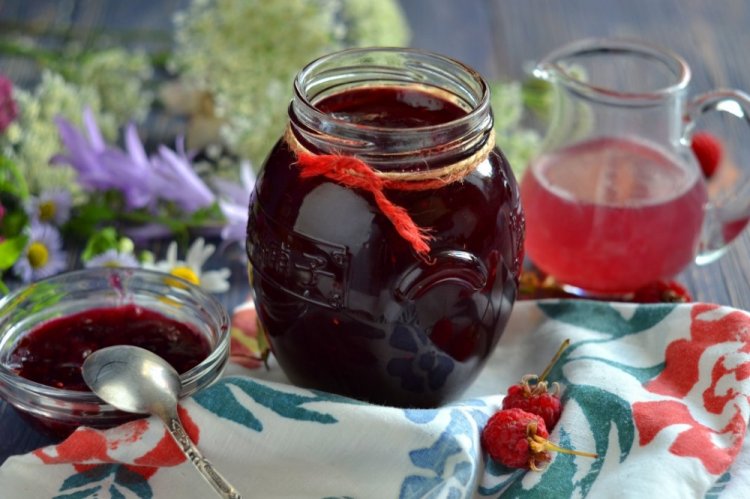 Желе из малины без желатина