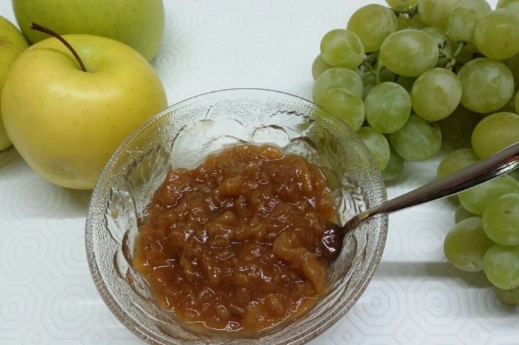 Варенье из винограда и яблок на зиму