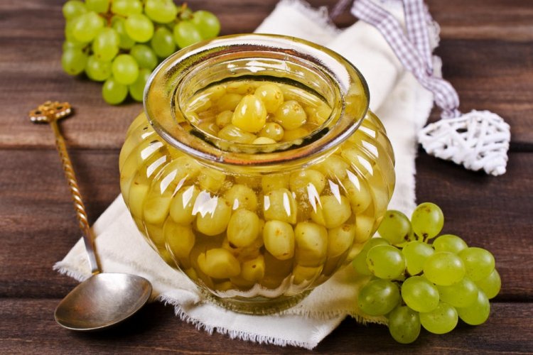 Варенье из винограда с лимоном