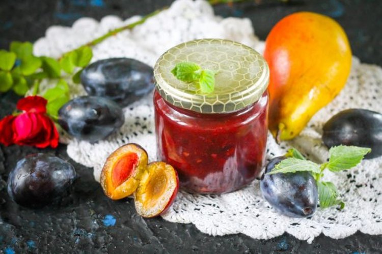 Джем из сливы и груши