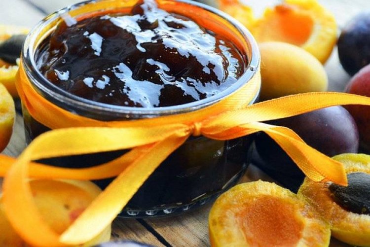 Джем из сливы и абрикосов