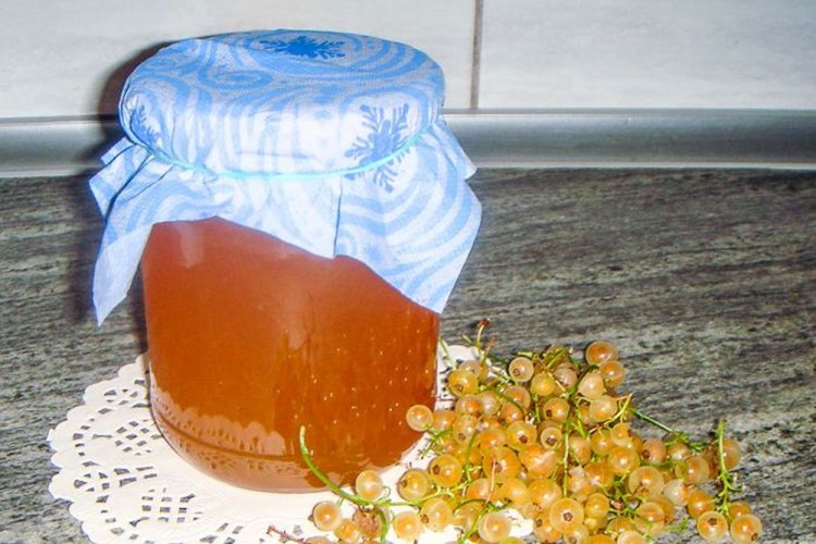 Желе из белой смородины без варки