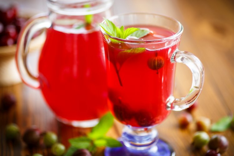 20 простых рецептов компота из крыжовника с мятой