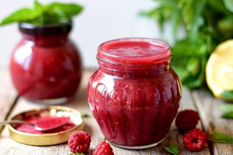 Малина с лимоном на зиму