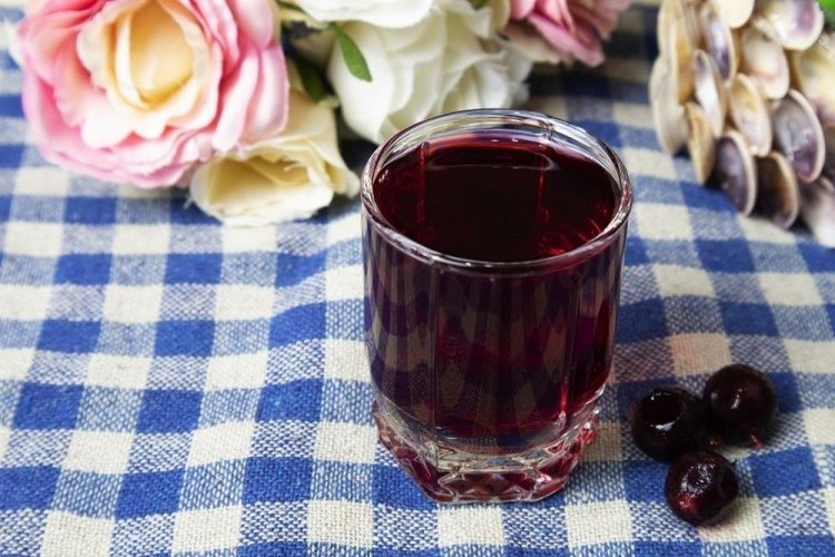 Компот из замороженной ирги