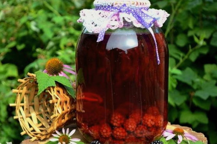 Компот из ежевики без стерилизации