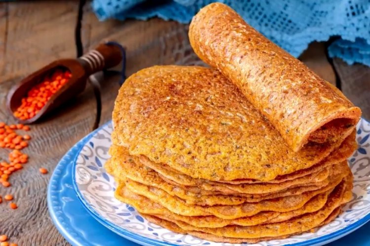 Блины из чечевицы