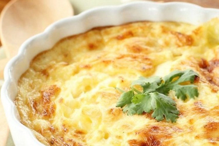 Постная запеканка из макарон