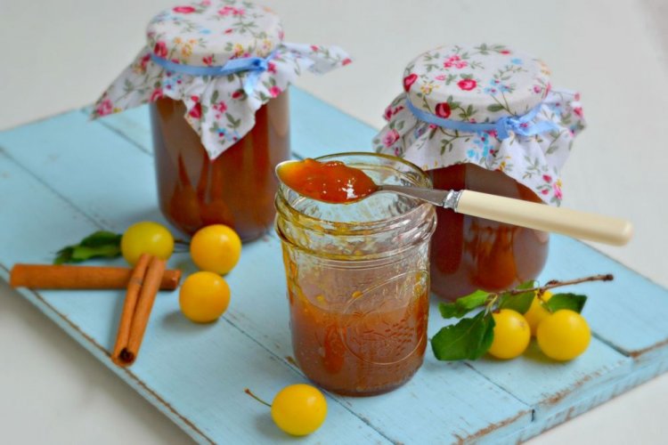 Варенье из алычи с корицей и лимонной кислотой