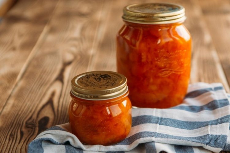 Варенье из желтой алычи кусочками