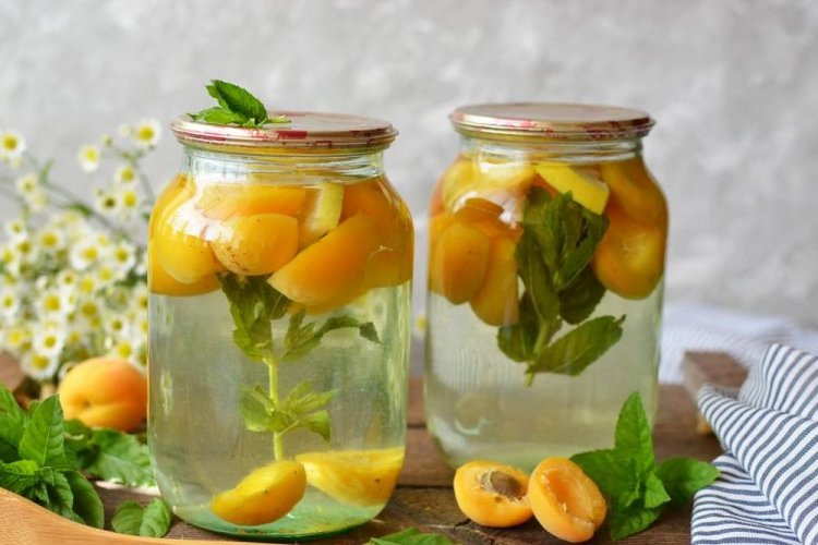 Абрикосовый компот «Мохито» на зиму