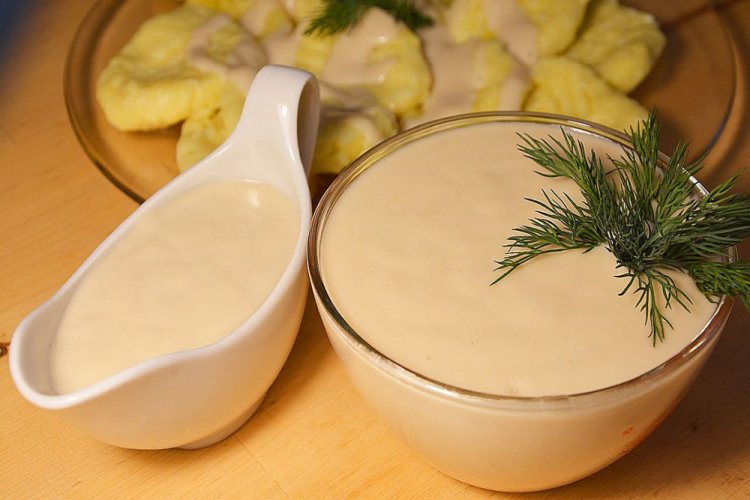 Постный майонез на огуречном рассоле