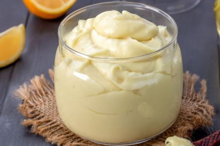 Постный майонез с чесноком и сухой горчицей