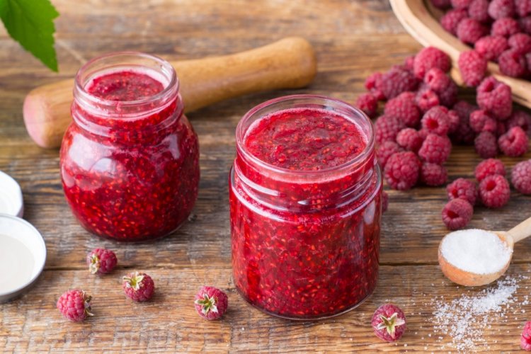 Варенье из малины без варки через мясорубку