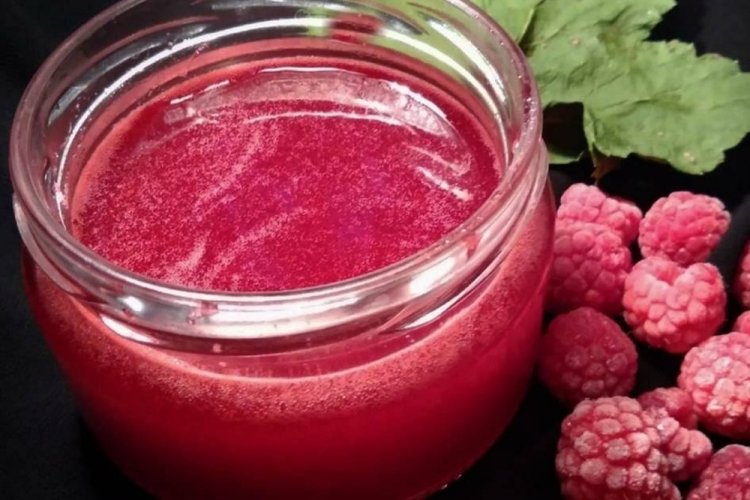 Конфитюр из малины с белым вином