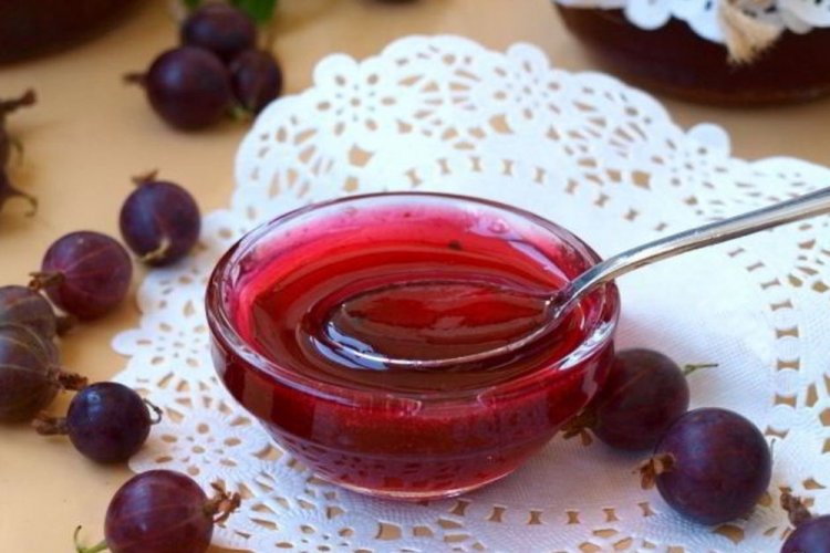 Конфитюр из крыжовника с ванилином