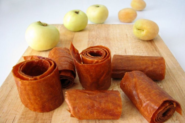 Пастила из абрикосов и яблок в электросушилке