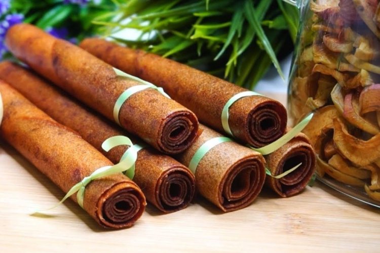 Пастила из абрикосов со стевией и лимонной цедрой