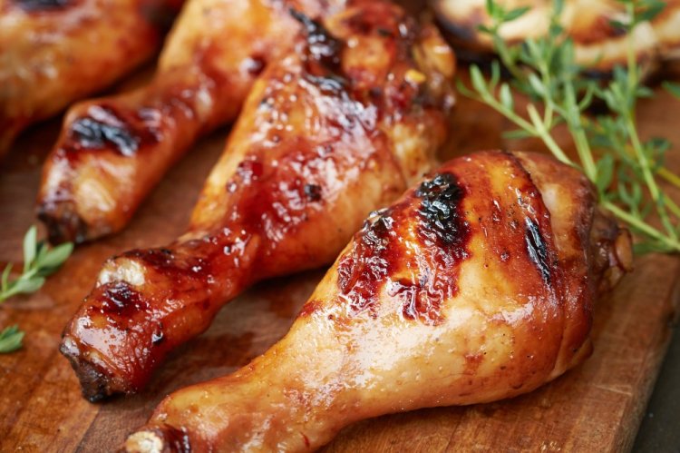 Куриные ножки в оливковом масле на мангале