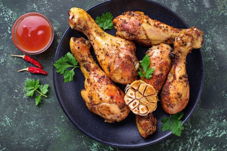 Куриные ножки в пиве на мангале