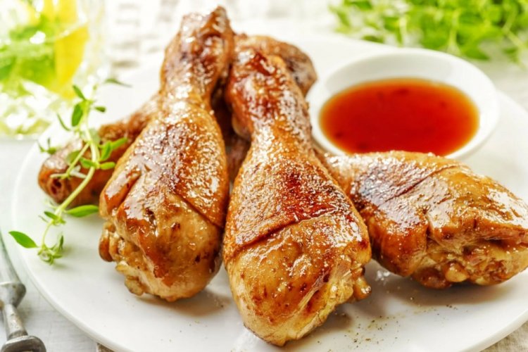 Куриные ножки в медово-соевом маринаде